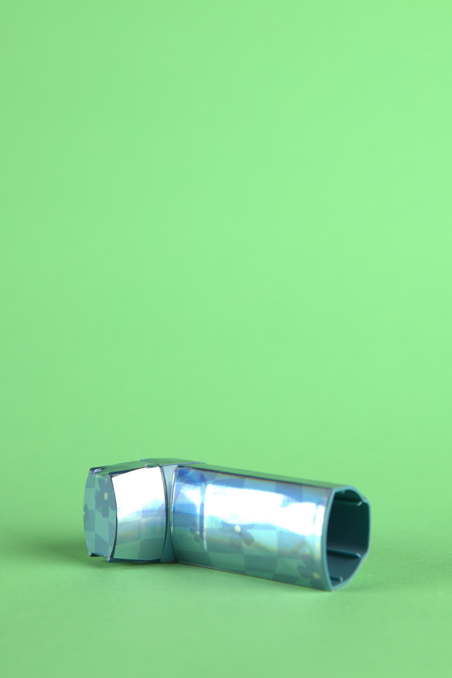 Blue Checked Inhaler Decal Sticker