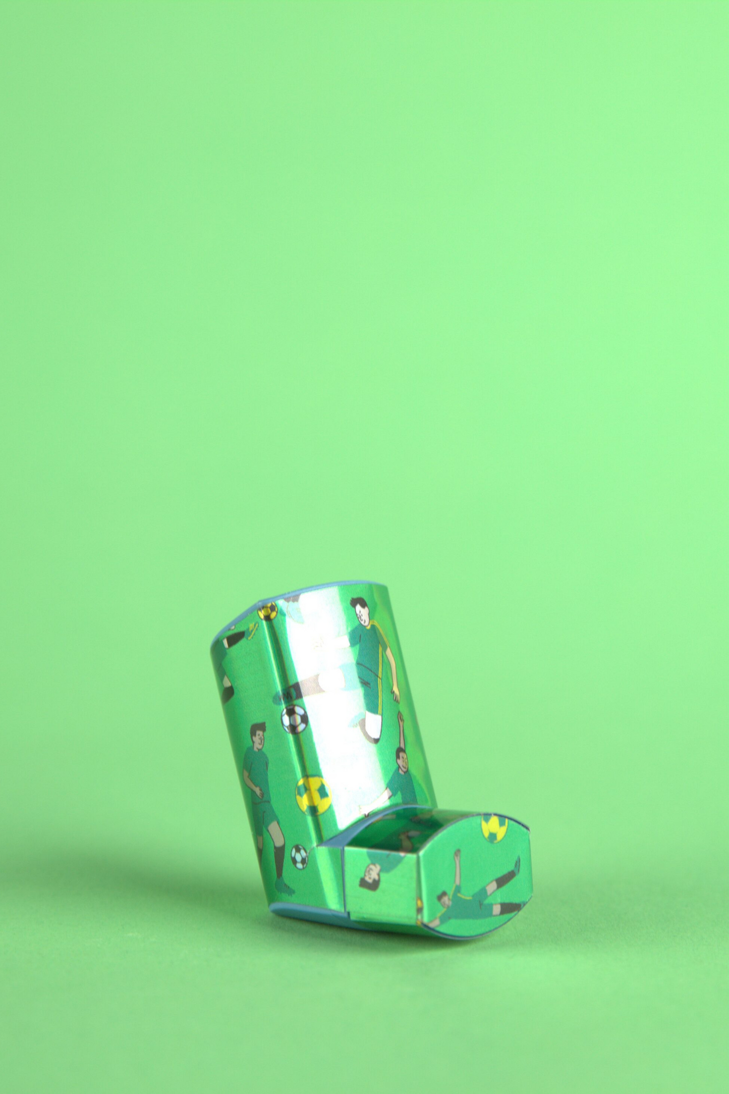 Green Football Asthma Decal