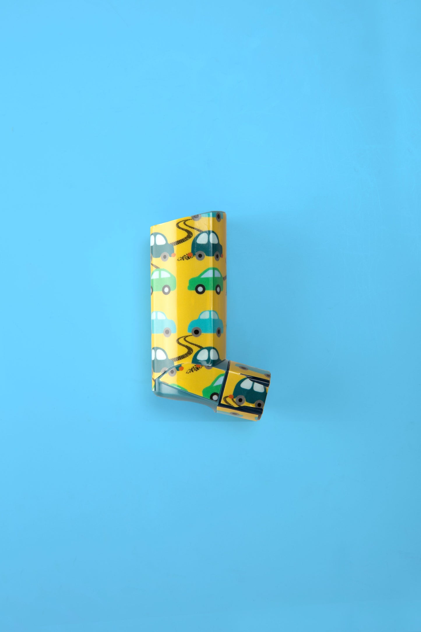 Yellow Car Asthma Print Decal