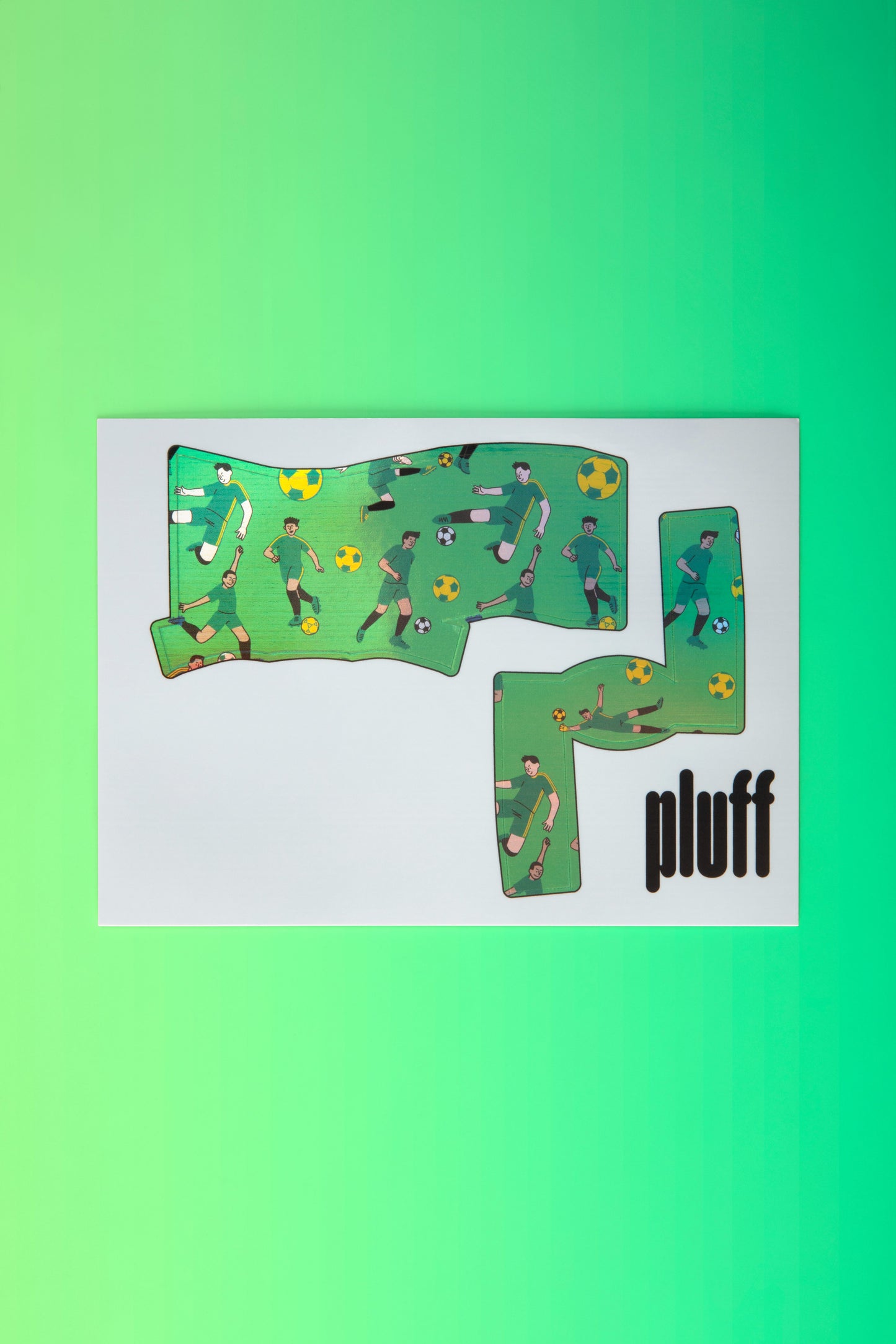 Green Football Asthma Decal