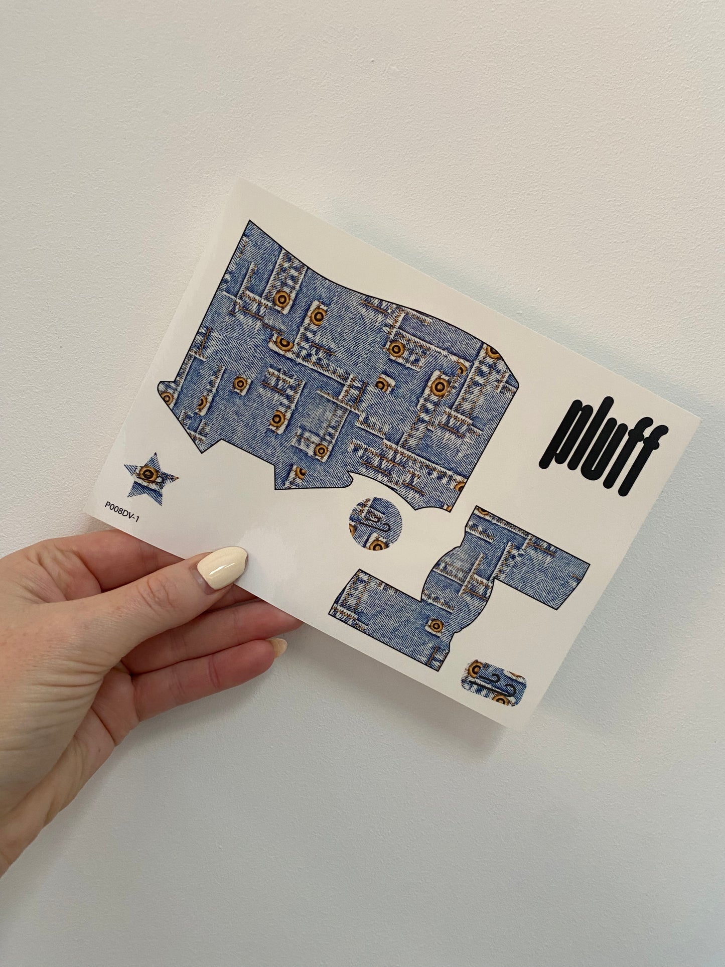 Denim Inhaler Decal Sticker