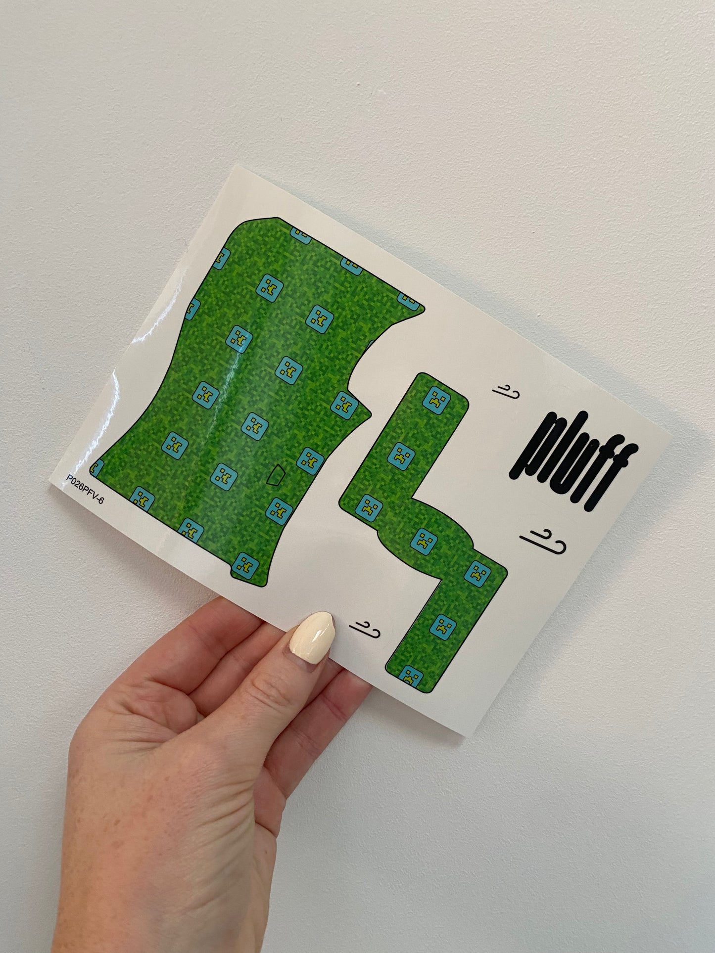 Pixel Face Gamer Asthma Print Decal