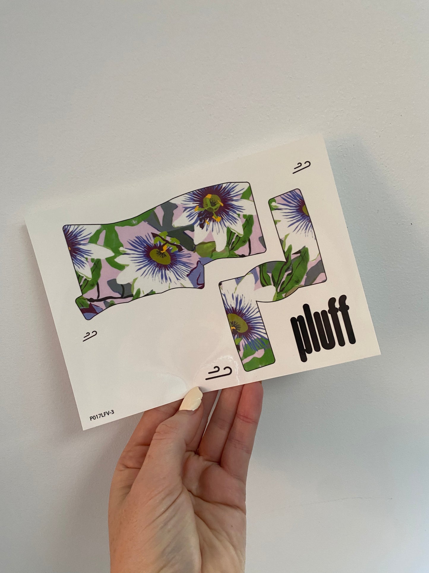 Lilac Floral Asthma Inhaler Decal Sticker